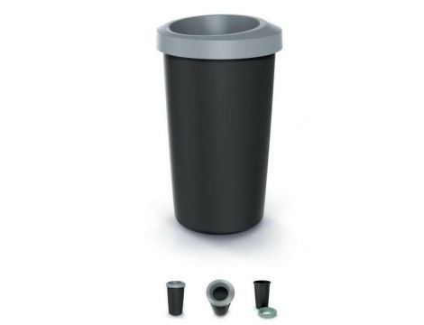 KEDEN KOSZ NA ŚMIECI COMPACTA R 25L - SMOOTH GRAY