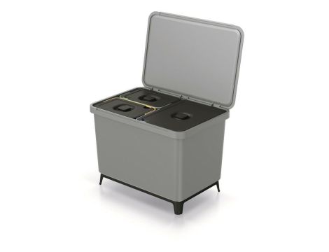 KEDEN KOSZ NA ŚMIECI SYSTEMA 23L + 2x10L- SMOOTH GRAY