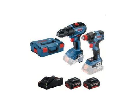 Zestaw 18 v wiertarko-wkr. gsr18v-50+klucz gdx18v-200 2*4.0a