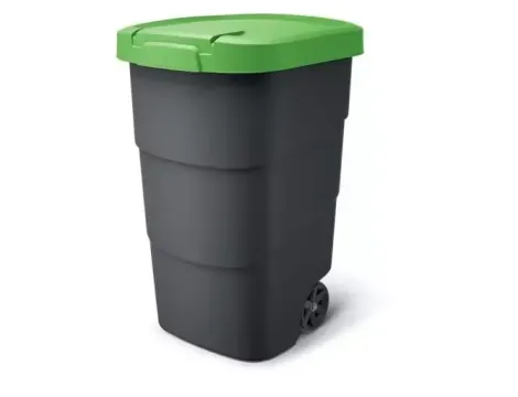 KEDEN KOSZ NA ŚMIECI WHEELER 95 L - ZIELONY