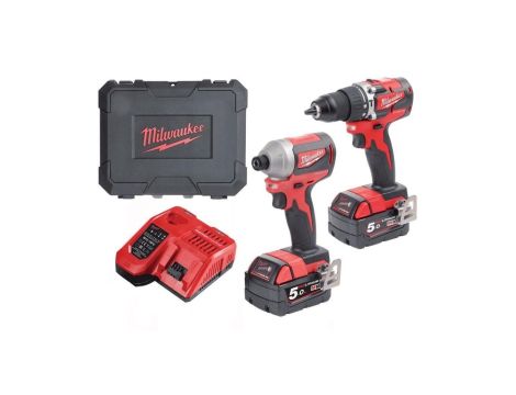 ZESTAW WKRTARKA+ZAKRĘTARKA M18 CBLPP2B-502C 2*5.0AH