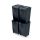 KEDEN KOSZ NA ŚMIECI SORTIBOX 35L SET 4 - CZARNY RECYKLING