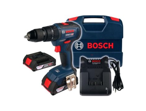 Wiertarko-wkrętarka aku. udarowa gsb 18v-50 2*2.0ah l-case