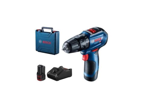 Wiertarko-wkrętarka aku. udarowa gsb 12v-30 2*2.0ah