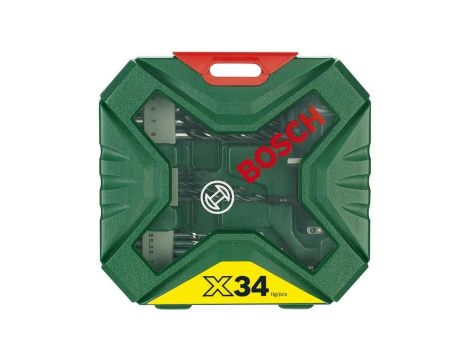 Zestaw wierteł i bitów classic x-line 34-częściowy