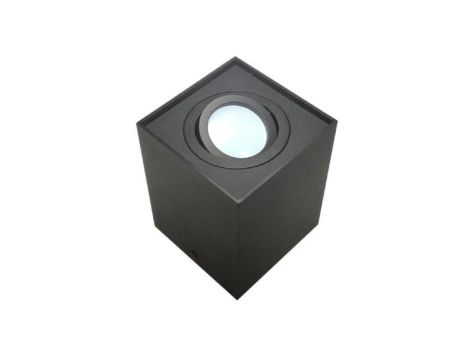 Oprawa sufitowa Siroco Black ruchoma prostokąt alu
