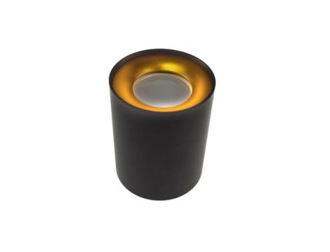 Oprawa sufitowa Cyro Gold+Black stała okrągła alum
