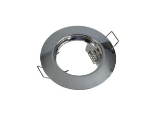 Oprawa sufitowa Dain srebrna okrągła stal nierucho