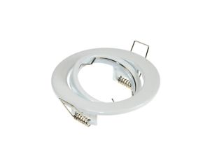 Oprawa sufitowa Dafa biała okrągła stal ruchoma