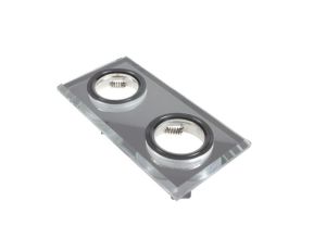 Oprawa sufitowa Worta Clear podwójna