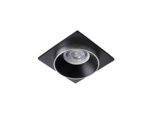 Oprawa sufitowa Coriko czarny kwadrat aluminium