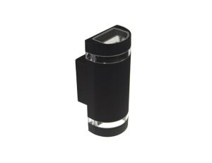 Oprawa elewacyjna Kortek 2x GU10 czarny