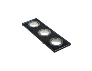 Oprawa sufitowa Denzel Black potrójna