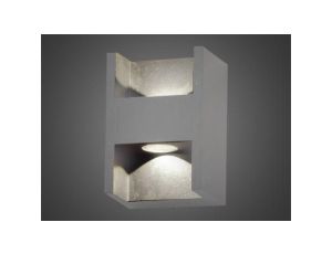 Oprawa elewacyjna LED Cissa 2x2W DW szara