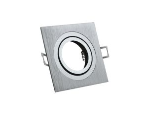 Oprawa sufitowa Delius kwadrat szczotkowana srebrn