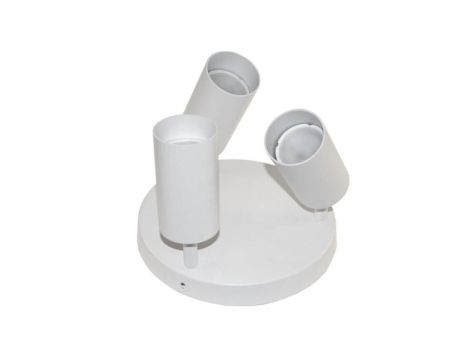 Lampa spotlight Fargo 3xGU10 biała okrągła