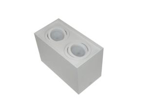 Oprawa sufitowa Siroco White ruchoma prostokąt alu
