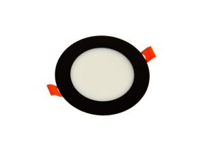 Panel led okrągły Gerd 6W 3000K czarny