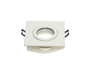 Oprawa sufitowa Quatro IP54 biała kwadrat aluminiu