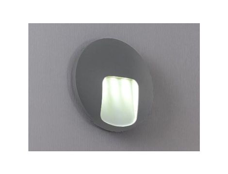 Oprawa elewacyjna LED Dacu 3W DW szara