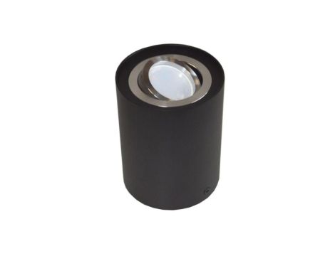 Oprawa sufitowa Siroco Black/srebrna ruchoma okrąg