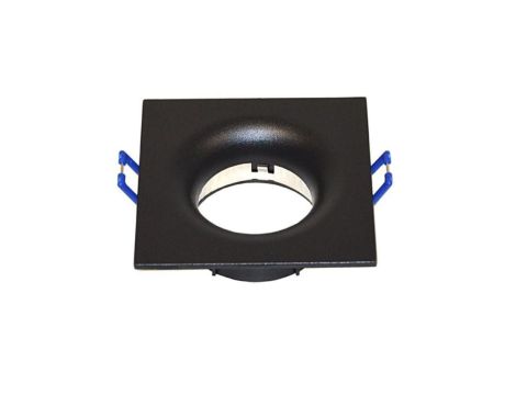 Oprawa sufitowa Carlito Black prostokąt aluminium
