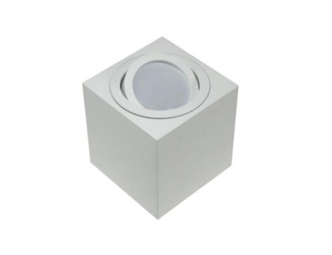 Oprawa sufitowa Febe White ruchoma kwadrat alumini