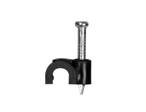 Uchwyt kablowy 12 mm czarny H.7009C /opak=100szt./