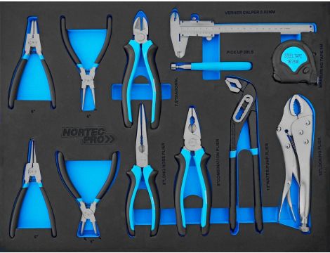 NORTEC WÓZEK NARZĘDZIOWY 7 SZUFLAD 279el. - 4