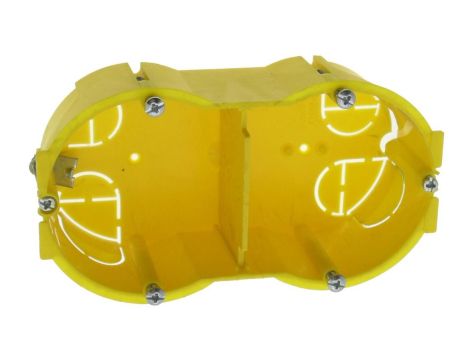 Puszka instalacyjna podwójna dwukrotna pt 2x60 60 mm 60mm do pustych ścian karton-gips