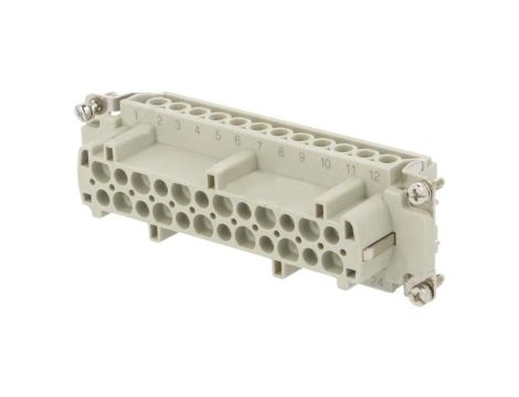 HE-024-F Złącze: HDC wkładka stykowa żeńskie HE PIN: 24 24+PE rozmiar 8