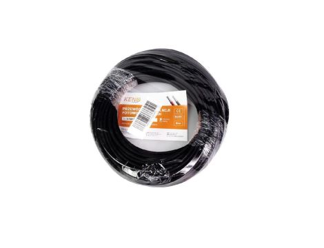 Przewód Keno 4mm2 czarny opakowanie 50m (KABEL-4MM-BLACK-50M)