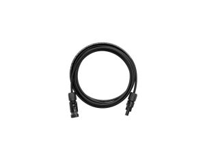 Przedłużka z złączami MC4- kabel solarny Keno 4mm2/czarny/2m (PRZ-4MM-BLACK-2M)