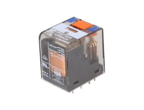 5-1419111-3 Przekaźnik: elektromagnetyczny DPDT Ucewki : 24VDC 12A/250VAC
