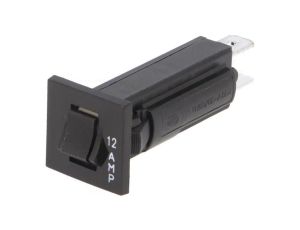 2-1393250-7 Wyłącznik nadprądowy Uznam: 250VAC 32VDC 12A SPST-NC na panel