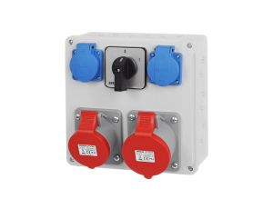 Rozdzielnica budowlana 0-1 16A/4P 230V RSBO.01022/4