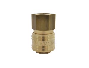 Szybkozłącze pneumatyczne DN7,2 typ 26, G 1/4 GW, gniazdo szybkozłącza, mosiądz