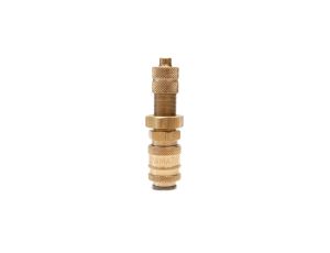 Szybkozłącze pneumatyczne DN2,7 typ 20, grodziowe skręcane do węża fi 4x3 mm, mosiądz