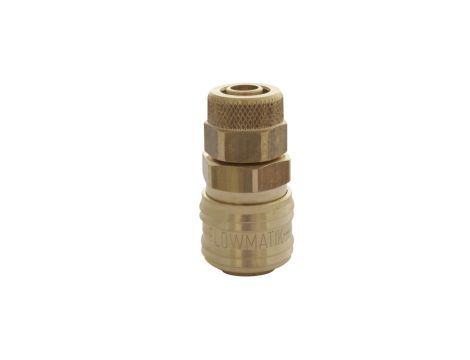 Szybkozłącze pneumatyczne DN7,2 typ 26, skręcane do węża fi 12x9 mm, mosiądz