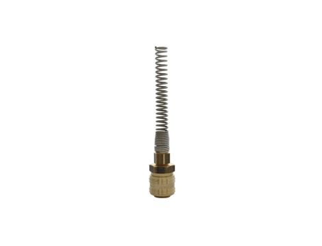 Szybkozłącze pneumatyczne DN7,2 typ 26, skręcane do węża fi 8x6 mm ze sprężyną, mosiądz