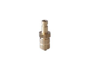 Króciec szybkozłącza DN2,7 typ 20, skręcany do węża fi 3x5 mm, mosiądz
