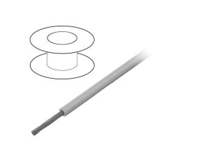 Przewód na rolce o długości 30,5m linka Cu, 150V PVC szary 24 AWG 1550 SL005