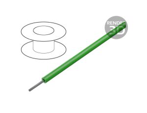 Przewód na rolce o długości 30,5m linka Cu, 600V PVC zielony 30 AWG 1851 GR005