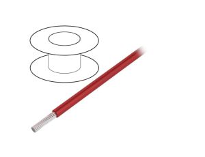 Przewód na rolce o długości 305m linka Cu, 300V PVC czerwony 18 AWG 3055 RD001