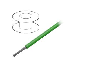 Przewód na rolce o długości 30,5m linka Cu, 150V PVC zielony 18 AWG 7057 GR005