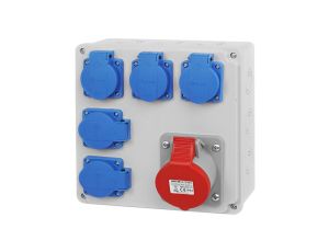 Rozdzielnica budowlana 16A/5P 5x230V RSBO.015