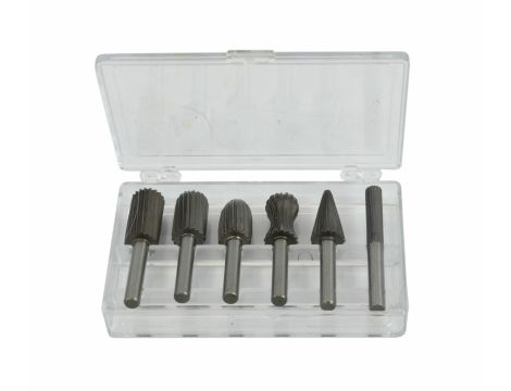 AWTOOLS FREZY TRZPIENIOWE DO METALU FI 6mm kpl.6szt.