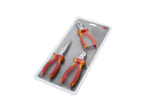 Zestaw szczypiec do prac elektroinstalacyjnych tnące i do ściągania izolacji KNIPEX 00 31 30 BK V03