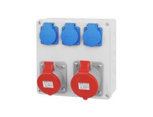 Rozdzielnica budowlana 2x32A/4P 3x230V RSBO.203/4