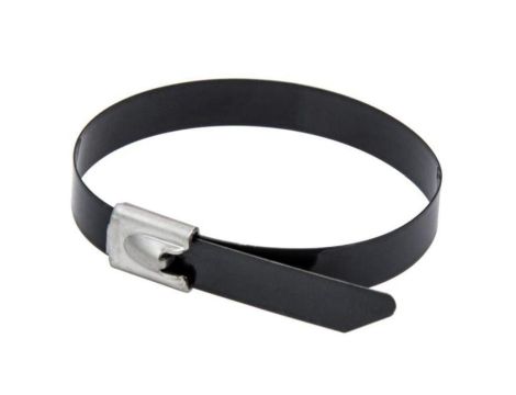 Stalowe opaski zaciskowe powlekane 4.6*125mm ss304 20szt.